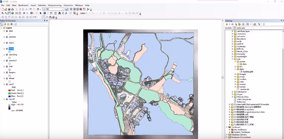 ArcGIS数据导入CityEngine方法-peyep