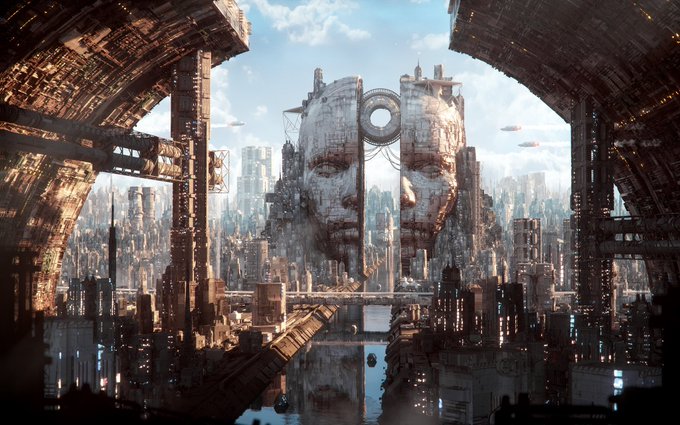 一个美丽的科幻城市-城市幻象社区