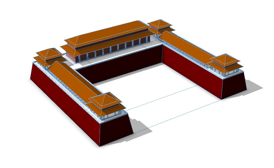 紫禁城午门建筑生成-CGA算法社区