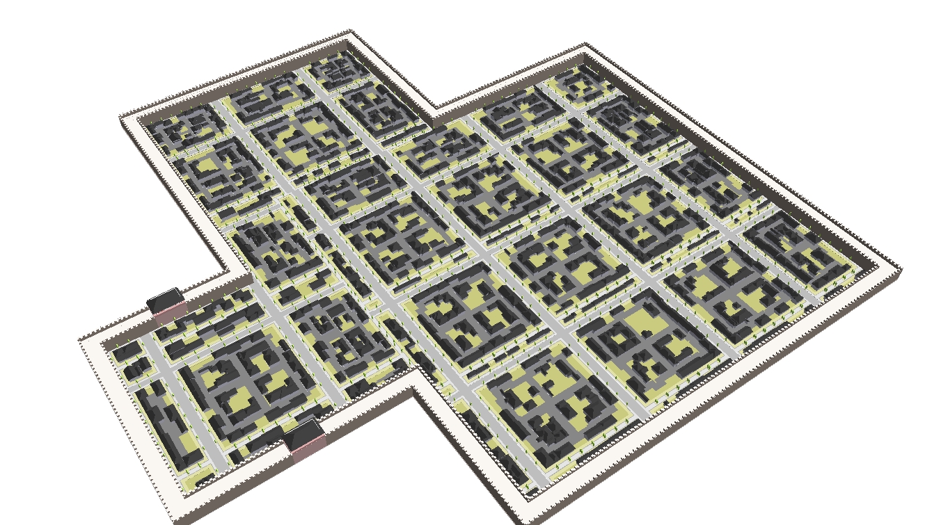 图片[2]-中国古城样式-CityEngine城市引擎