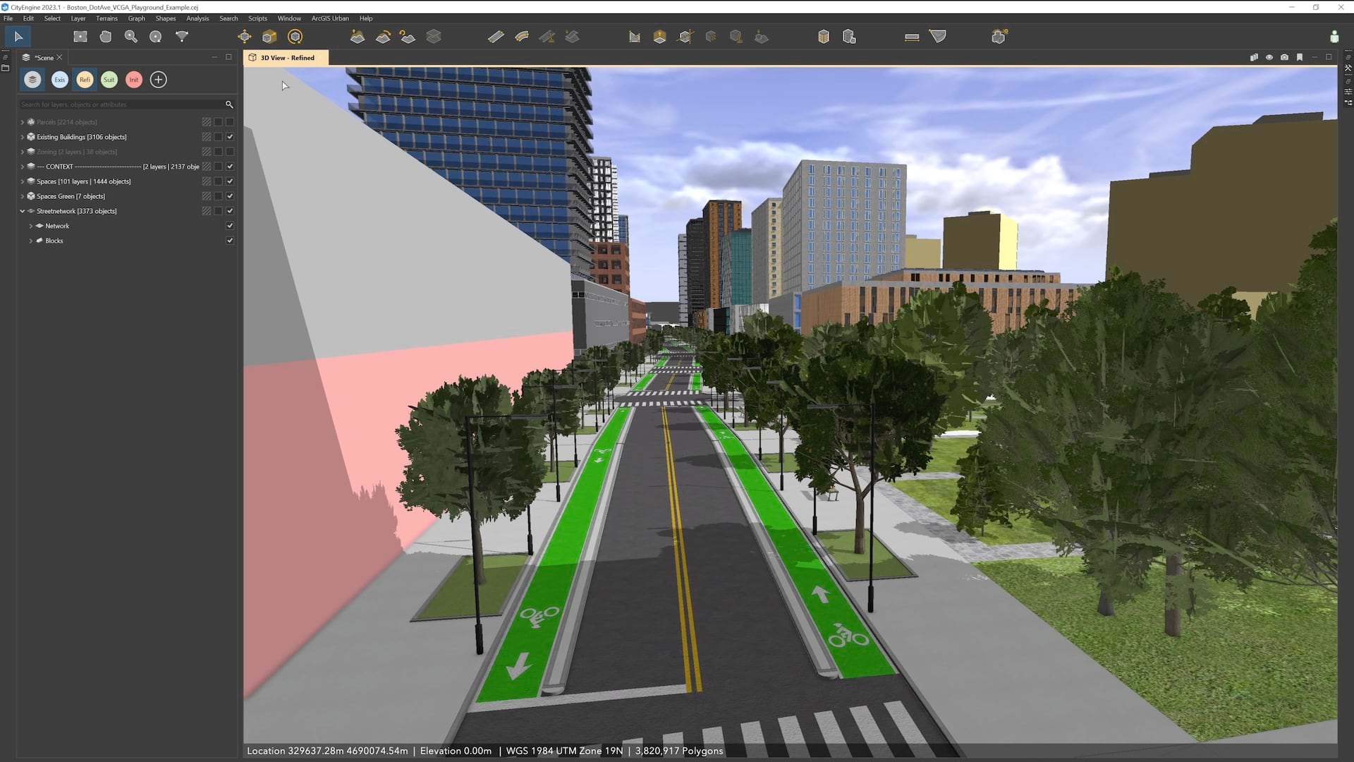 使用ArcGIS CityEngine和Twinmotion进行城市设计可视化-城市幻象社区